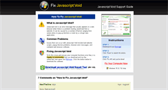 Desktop Screenshot of javascriptvoid.com