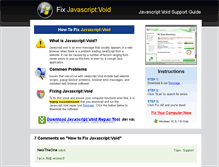 Tablet Screenshot of javascriptvoid.com